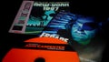 Cover of three soundtracks of John Carpenter`s movie.