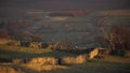 Coverdale, North Yorkshire at dusk Royalty Free Stock Photo