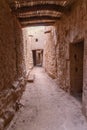 Covered alleyway in old town Al-Ula