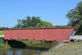 Covered Bridge-Madison County Iowa Royalty Free Stock Photo