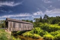 Covered bridge, New Brunswick Royalty Free Stock Photo