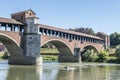 The covered bridge of Pavia Royalty Free Stock Photo