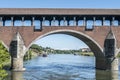 The covered bridge of Pavia Royalty Free Stock Photo