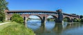 The covered bridge of Pavia Royalty Free Stock Photo