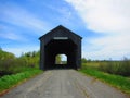 Covered Bridge Sawmill Creek New Brunswick Royalty Free Stock Photo