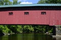 Covered Bridge in Vermont Royalty Free Stock Photo