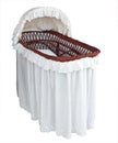 Covered Cane Bassinet Royalty Free Stock Photo
