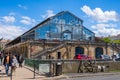 Covered market hall of Baltard style in old town of Niort, Deux-Sevres, France Royalty Free Stock Photo