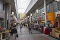 Covered Shopping arcade Kawabata Shotengai in lenght of downtown Fukuoka