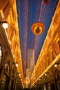 Galerie de la Reine. Covered passageway Brussels old city centre, Belgium Royalty Free Stock Photo