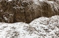 straw snow Royalty Free Stock Photo