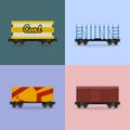 Set of Freight Rail Transport