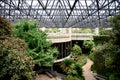 Covered tropical garden at La Brea Tar Pits