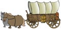 Covered Wagon Royalty Free Stock Photo