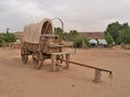Covered Wagon at Bluff Fort Historic Site in Bluff, Utah