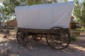 Covered wagon Bluff Fort visitor centre Bluff Utah