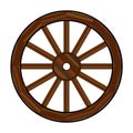 Covered Wagon Wheel