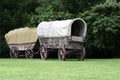 Covered wagons Royalty Free Stock Photo