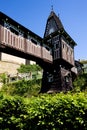 covered wooden bridge by Dusan Jurkovic, Nove Mesto nad Metuji Royalty Free Stock Photo