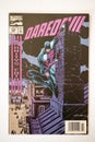 Covers of vintage Marvel Daredevil comic