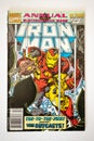 Covers of vintage Marvel Iron Man comic