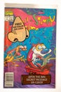 Covers of vintage Marvel Ren and Stimpy comics