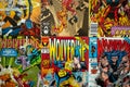 Covers of vintage Marvel Wolverine comics