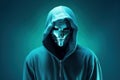 Covert Anonymous hacker. Generate Ai Royalty Free Stock Photo