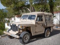 Covertible vintage Land Rover Santana