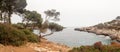 coves of a beach in mallorca spain Royalty Free Stock Photo