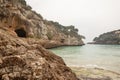coves of a beach in mallorca spain Royalty Free Stock Photo