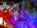 Genova Caves are located in Palma de Mallorca, Spain. Royalty Free Stock Photo