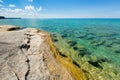 `The Coves` on Lake Superior at Pictured Rocks National Lakeshore Royalty Free Stock Photo