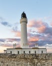 Covesea Lighthouse summer sundown.