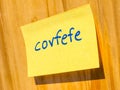 Covfefe, a new word invented by President Trump hdr