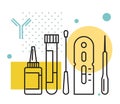 COVID-19 - Antigen Testing Kits - Illustration