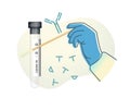 COVID-19 - Antigen Testing Methods - Illustration