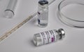 Covid-19 Astrazeneca Vaccine Vial in Chemical Labs - Photo for Medical Ads