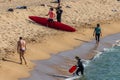 COVID-19: Beaches in Barcelona, Spain partially reopen for sports activities