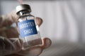 Covid-19 booster shot vaccine concept Royalty Free Stock Photo