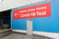 COVID 19 Corona Test at the Austria Center Vienna