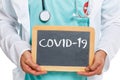 COVID-19 COVID Corona virus coronavirus disease doctor ill illness health slate