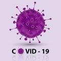 Covid-19, corona virus, microscopic virus, vector