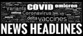 Covid-19 Coronavirus Delta Omicron Variant Abstract Background Illustration