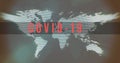 Covid-19 Coronavirus infection on the world map
