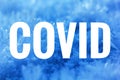 Covid 19 Coronavirus Omicron Variant Coronavirus Covid-19 Outbreak Header Background Illustration Royalty Free Stock Photo