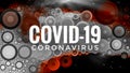 Covid-19 Coronavirus Outbreak Colored Abstract