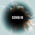 Covid-19 Coronavirus Outbreak Phsycodelic Colored Abstract Creative Background