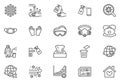 COVID-19 Coronavirus icon collection. COVID-19 complete icon set. Covid-19 icons.