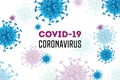 Covid Coronavirus Realistic Background